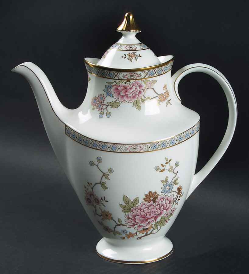 Canton Coffee Pot & Lid by Royal Doulton-1