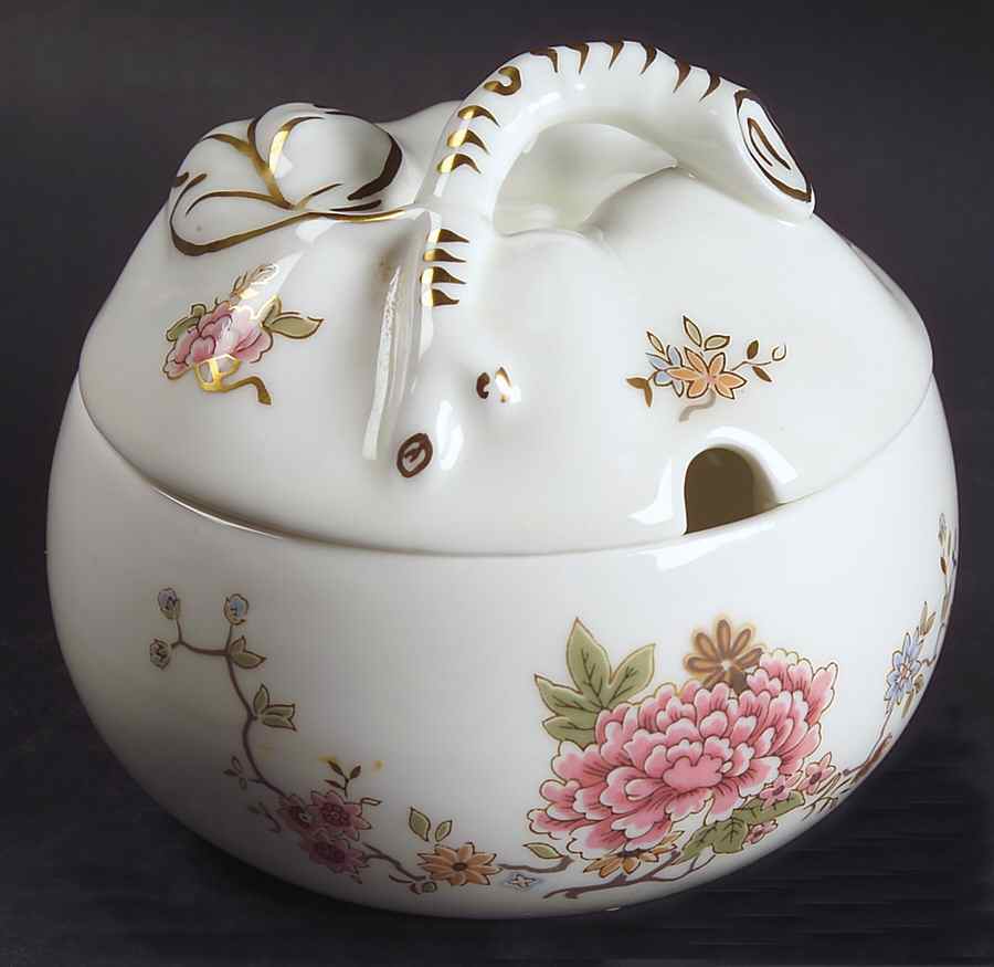 Canton Marmalade & Lid by Royal Doulton-1