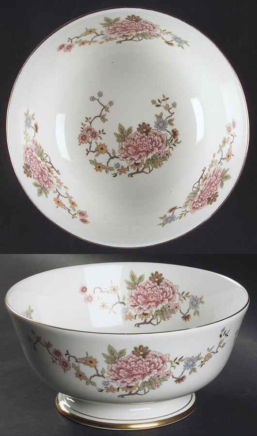 Canton Pedestal Bowl by Royal Doulton-1