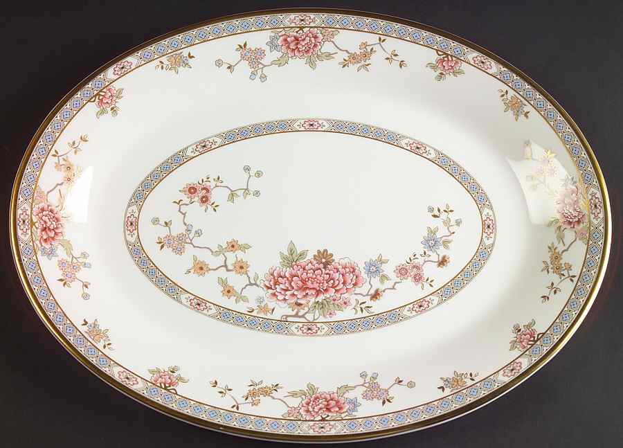 Canton 13" Oval Serving Platter by Royal Doulton-1