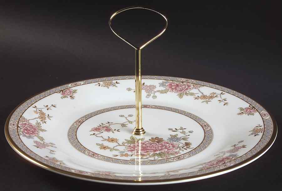 Canton Round Serving Plate with Handle (DP) by Royal Doulton-1
