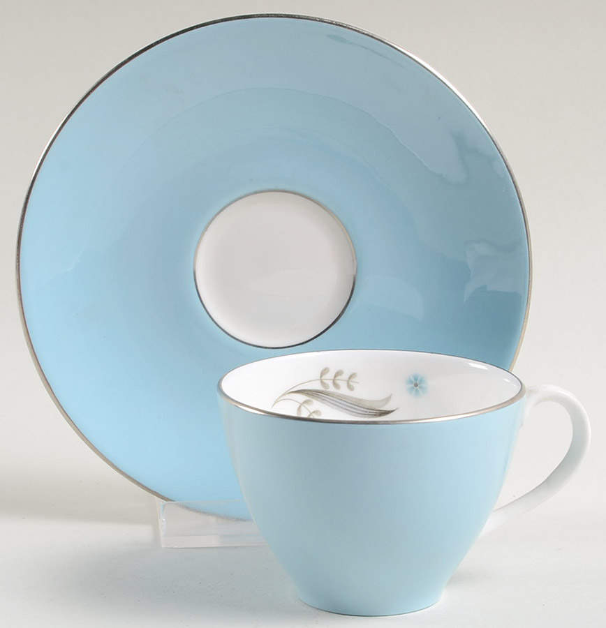 Caprice (H4950) Flat Demitasse Cup & Saucer Set by Royal Doulton-1