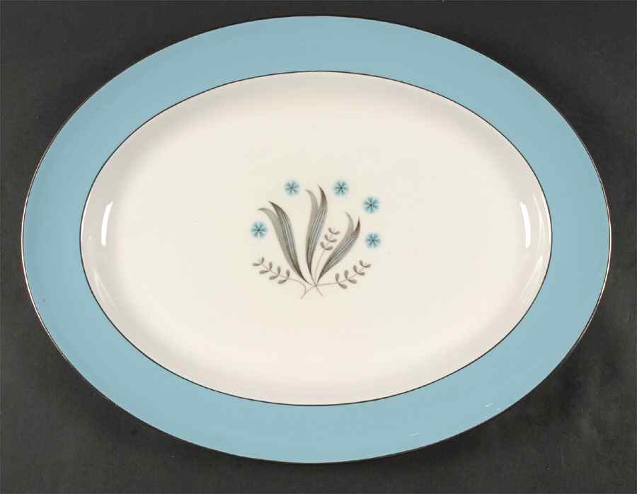 Caprice (H4950) 16" Oval Serving Platter by Royal Doulton-1