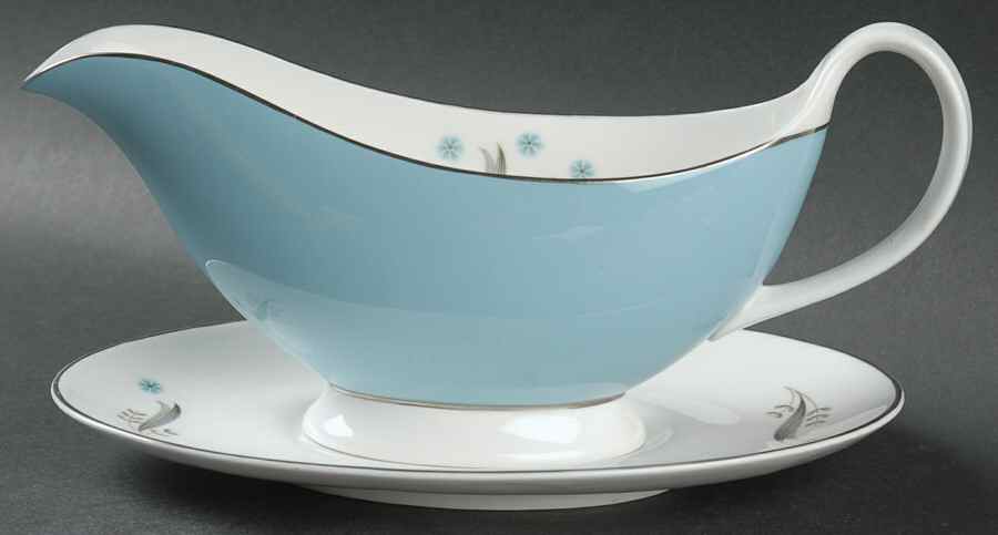Caprice (H4950) Gravy Boat & Underplate by Royal Doulton-1