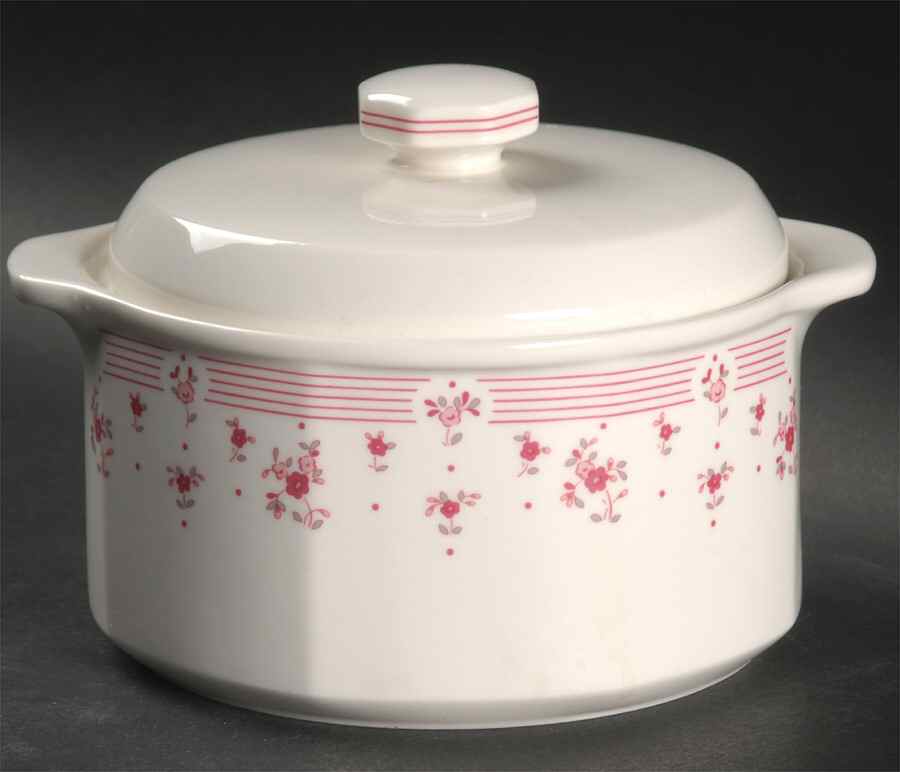 Calico Red Individual Casserole & Lid by Royal Doulton-1