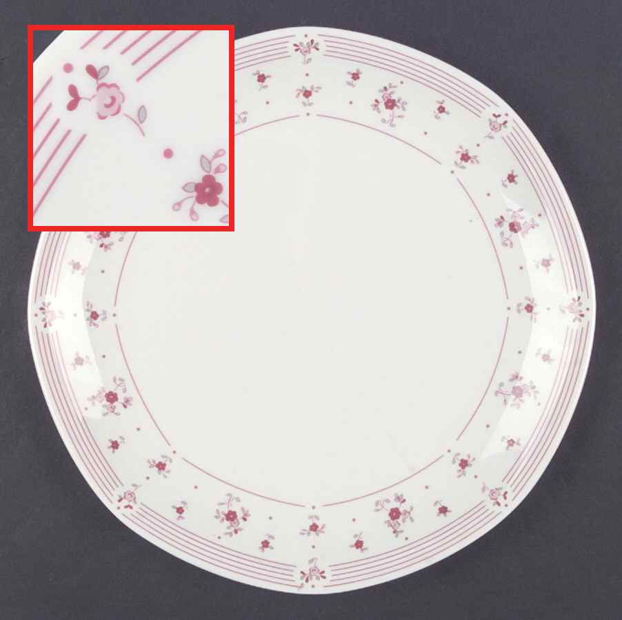 Calico Red Dinner Plate by Royal Doulton-1