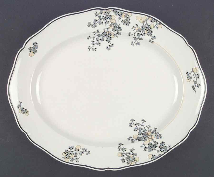Carnival 15" Oval Serving Platter by Royal Doulton-1