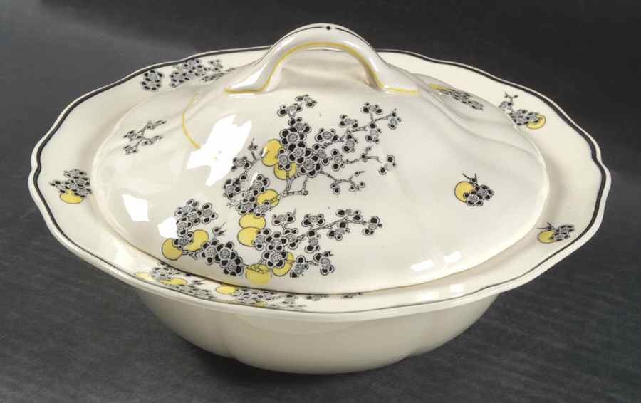 Carnival Round Covered Vegetable by Royal Doulton-1