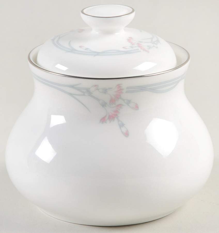 Carnation Sugar Bowl & Lid by Royal Doulton-1