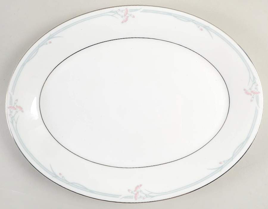 Carnation 13" Oval Serving Platter by Royal Doulton-1