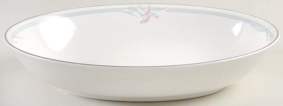 Carnation 9" Oval Vegetable Bowl by Royal Doulton-1