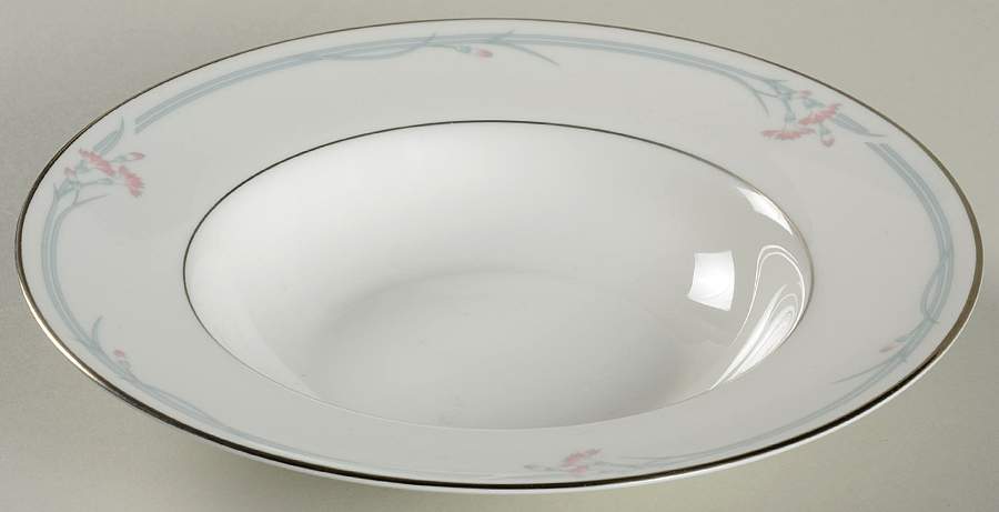 Carnation Rim Soup Bowl by Royal Doulton-1