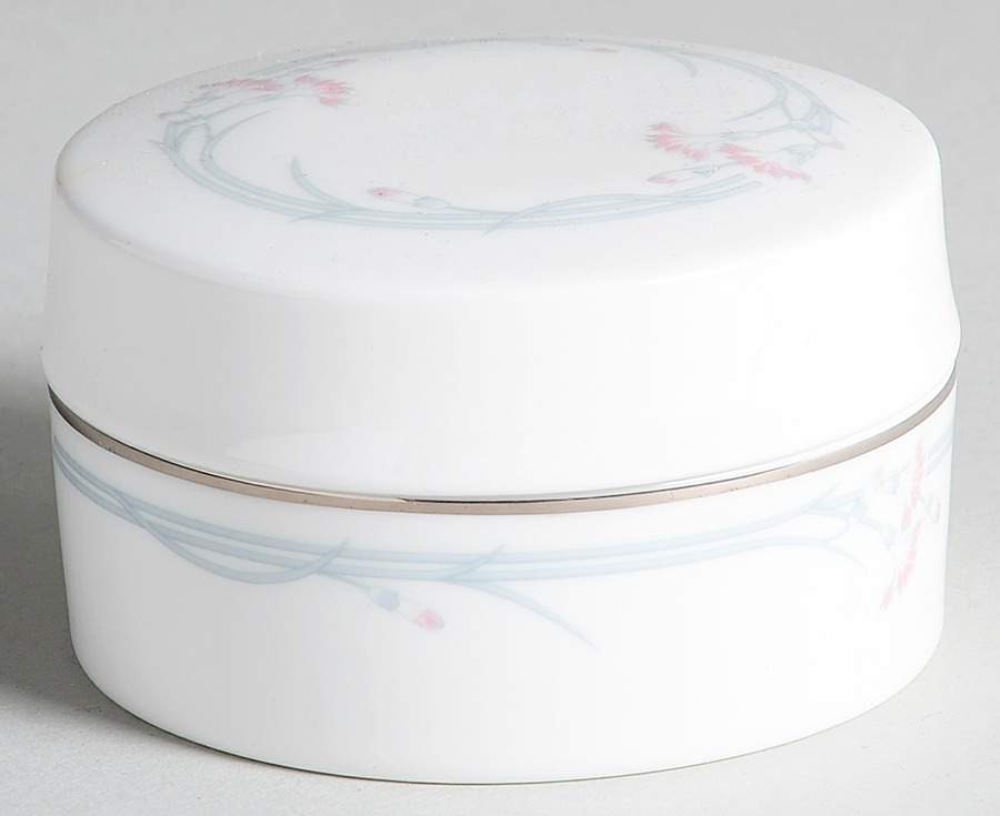 Carnation Trinket Box & Lid by Royal Doulton-1