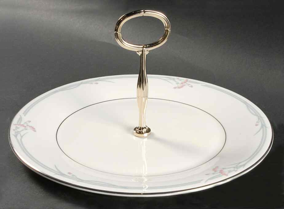 Carnation Round Serving Plate with Handle (DP) by Royal Doulton-1