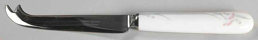 Carnation Cheese Knife with Stainless Blade by Royal Doulton-1