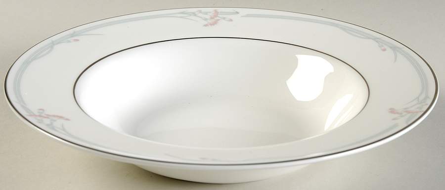 Carnation Large Rim Soup Bowl by Royal Doulton-1