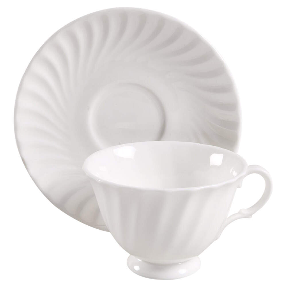 Cascade Footed Cup & Saucer Set by Royal Doulton-1