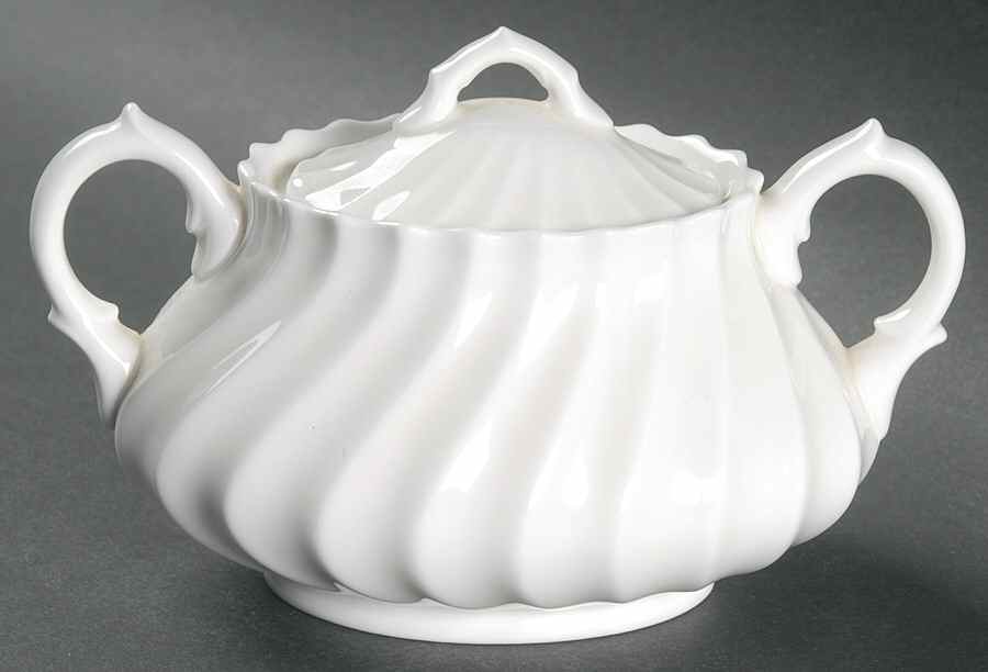 Cascade Sugar Bowl & Lid by Royal Doulton-1