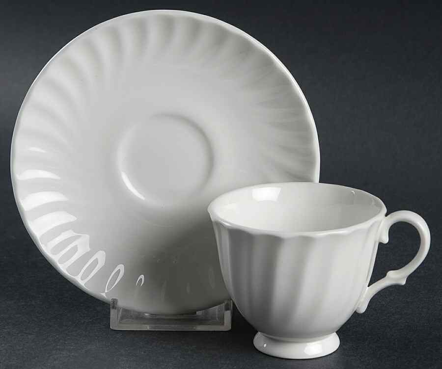 Cascade Footed Demitasse Cup & Saucer Set by Royal Doulton-1