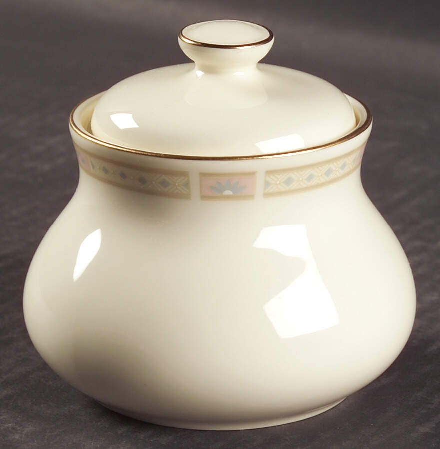 Cassandra Sugar Bowl & Lid by Royal Doulton-1