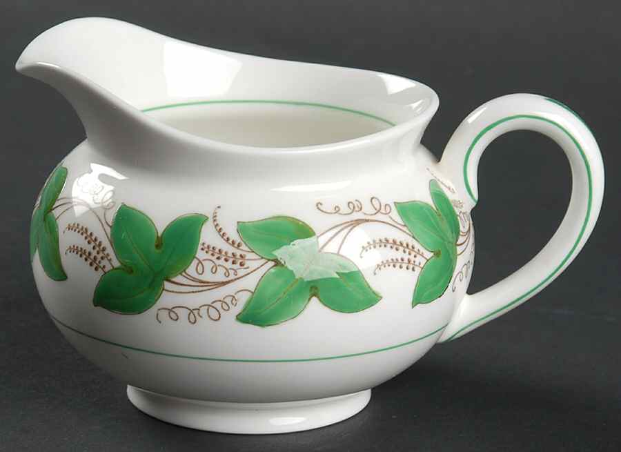 Castleford Green (Green Ivy) Creamer by Royal Doulton-1