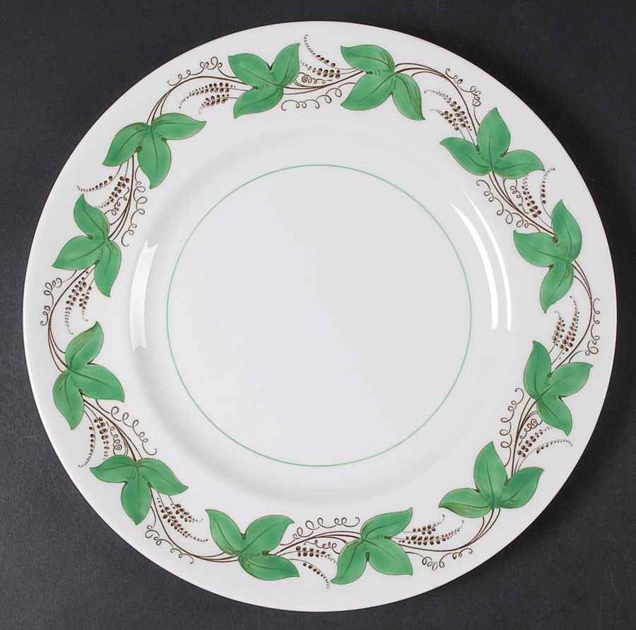 Castleford Green (Green Ivy) Dinner Plate by Royal Doulton-1