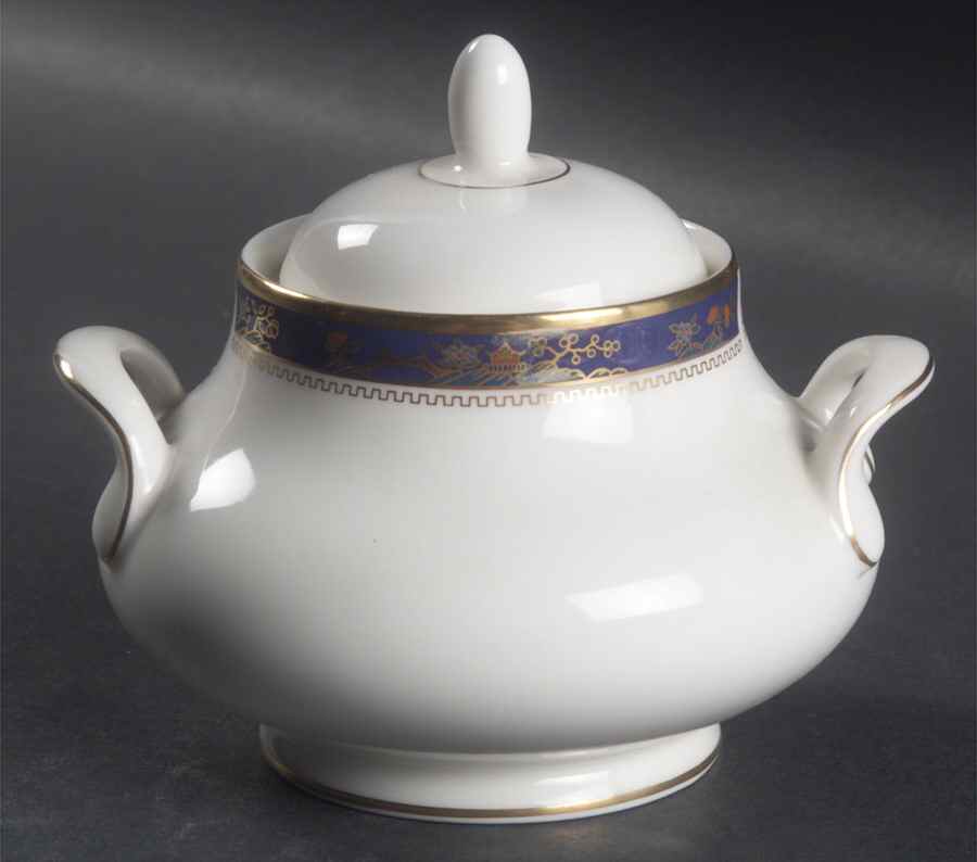 Cathay Sugar Bowl & Lid by Royal Doulton-1