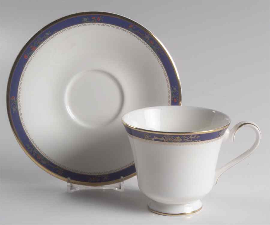Cathay Footed Cup & Saucer Set by Royal Doulton-1
