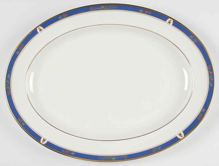 Cathay 16" Oval Serving Platter by Royal Doulton-1