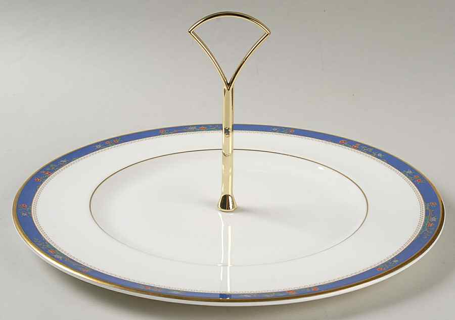 Cathay Round Serving Plate with Handle (DP) by Royal Doulton-1
