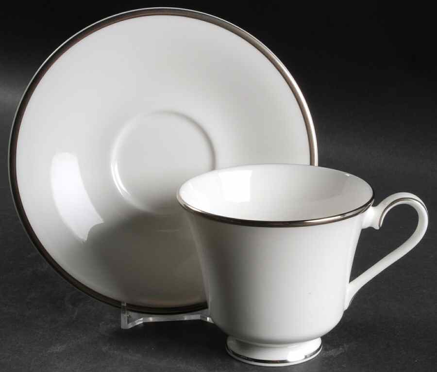 Catherine Footed Cup & Saucer Set by Royal Doulton-1