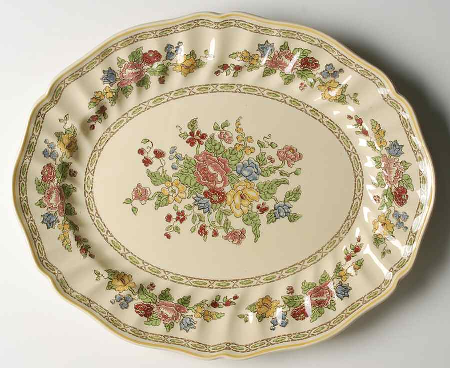 The Cavendish 15" Oval Serving Platter by Royal Doulton-1