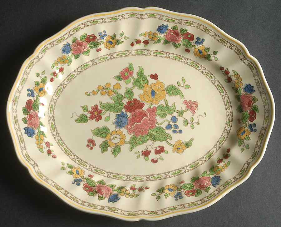 The Cavendish 11" Oval Serving Platter by Royal Doulton-1
