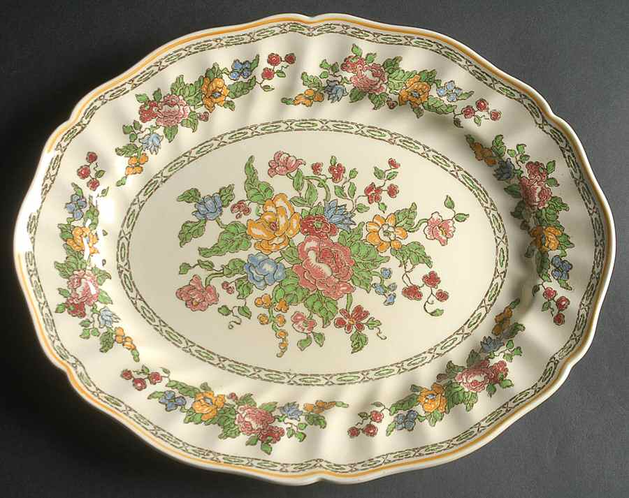 The Cavendish 13" Oval Serving Platter by Royal Doulton-1