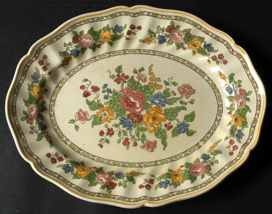 The Cavendish 13" Oval Serving Platter by Royal Doulton-1