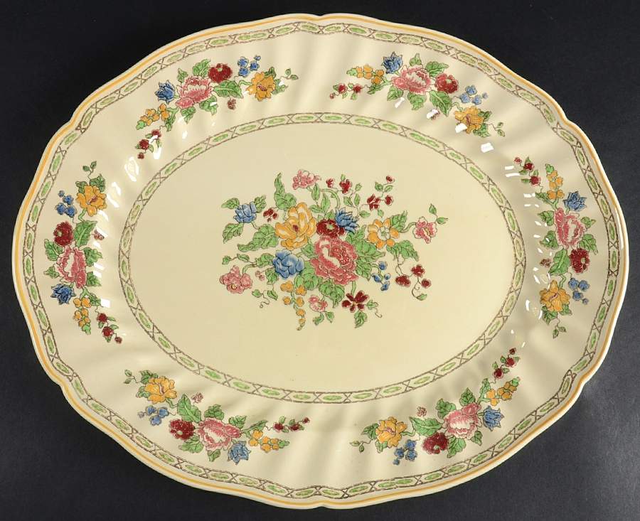 The Cavendish 17" Oval Serving Platter by Royal Doulton-1