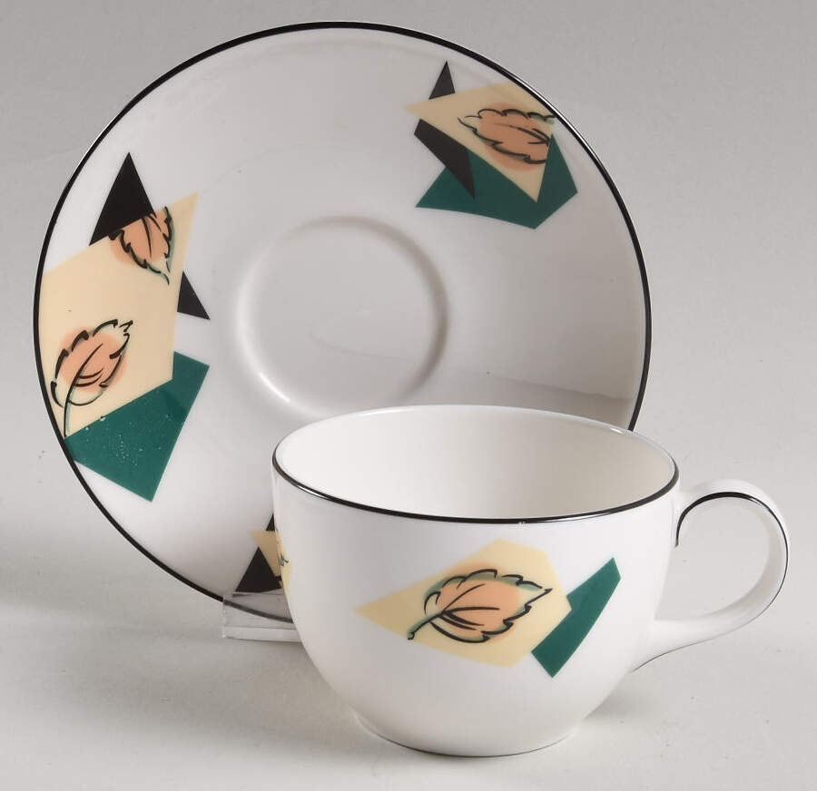 Central Park Flat Cup & Saucer Set by Royal Doulton-1