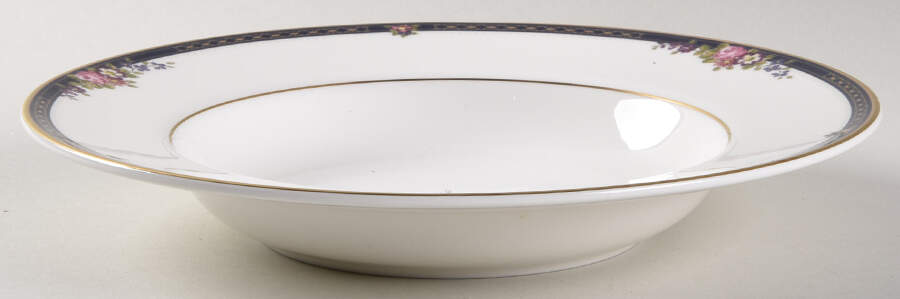 Centennial Rose Large Rim Soup Bowl by Royal Doulton-1
