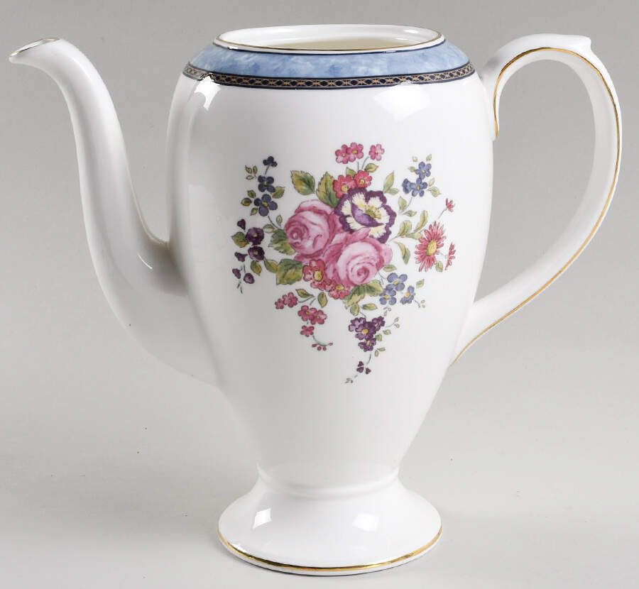 Centennial Rose Coffee Pot No Lid by Royal Doulton-1