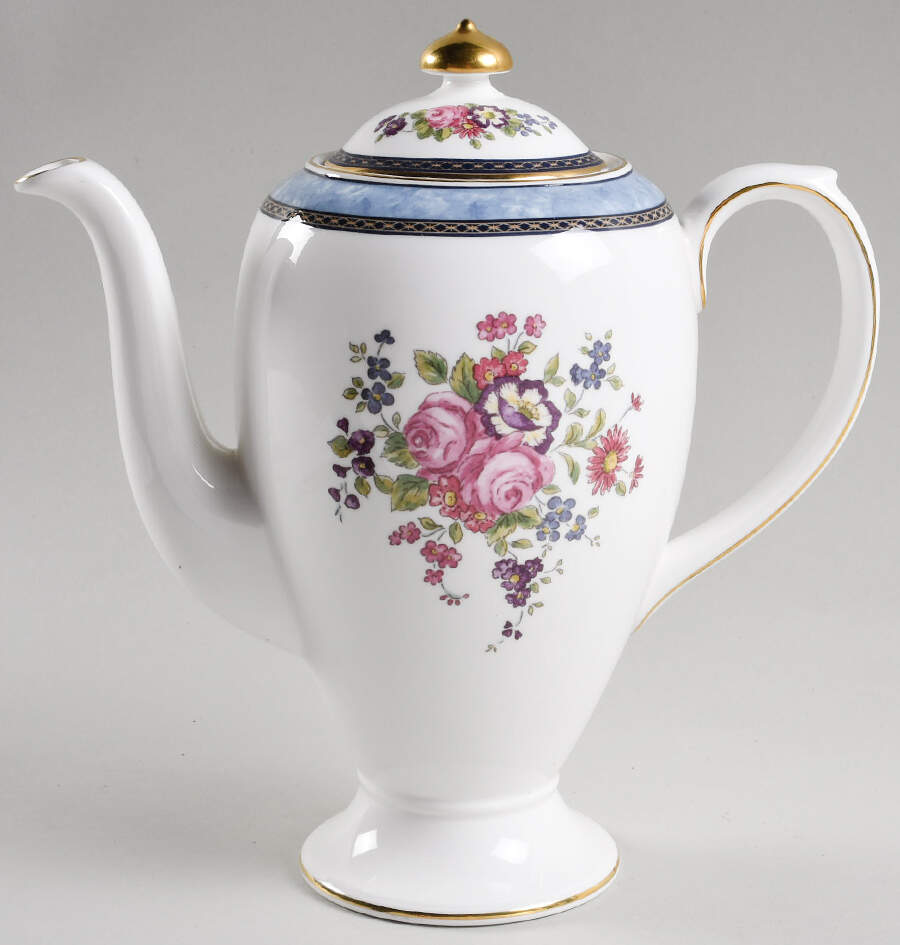 Centennial Rose Coffee Pot & Lid by Royal Doulton-1