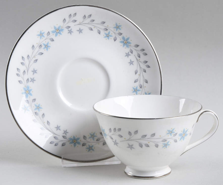 Chalet Footed Cup & Saucer Set by Royal Doulton-1