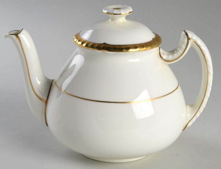 Chantilly (Ivory Background) Teapot & Lid by Royal Doulton-1