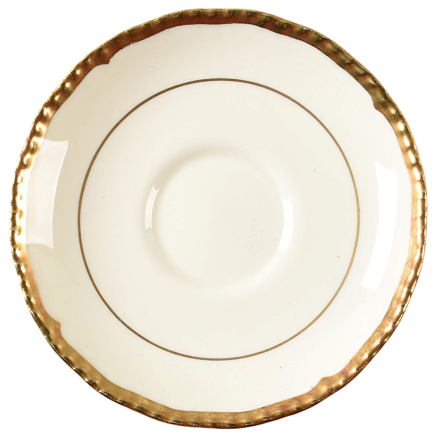 Chantilly (Ivory Background) Saucer by Royal Doulton-1