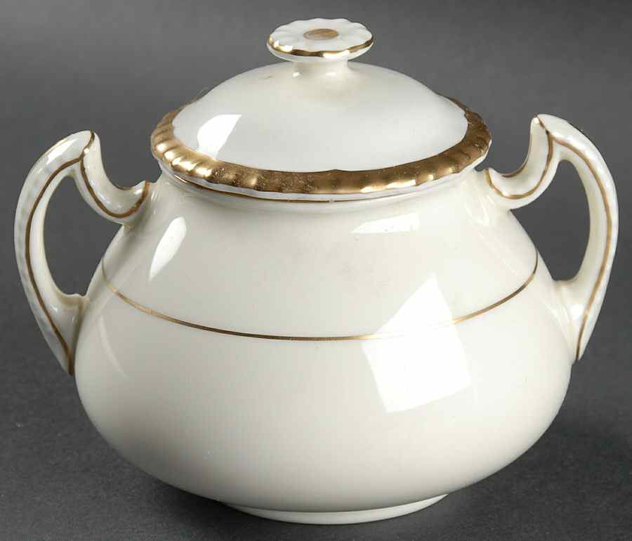 Chantilly (Ivory Background) Sugar Bowl & Lid by Royal Doulton-1
