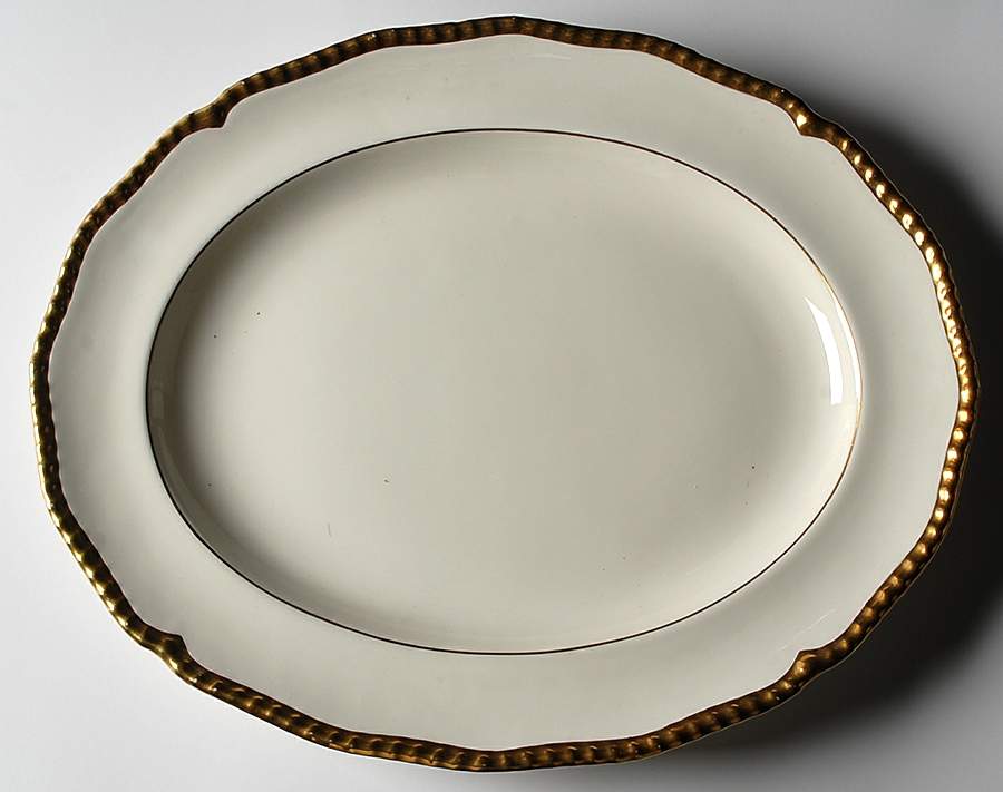 Chantilly (Ivory Background) 16" Oval Serving Platter by Royal Doulton-1