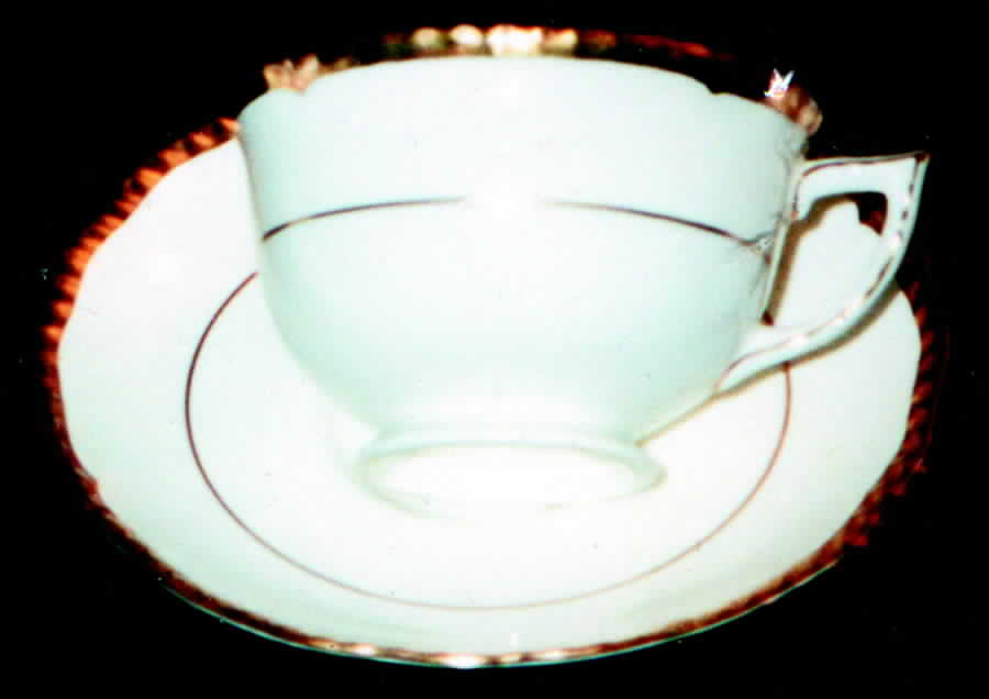 Chantilly (White Background) Footed Cup & Saucer Set by Royal Doulton-1