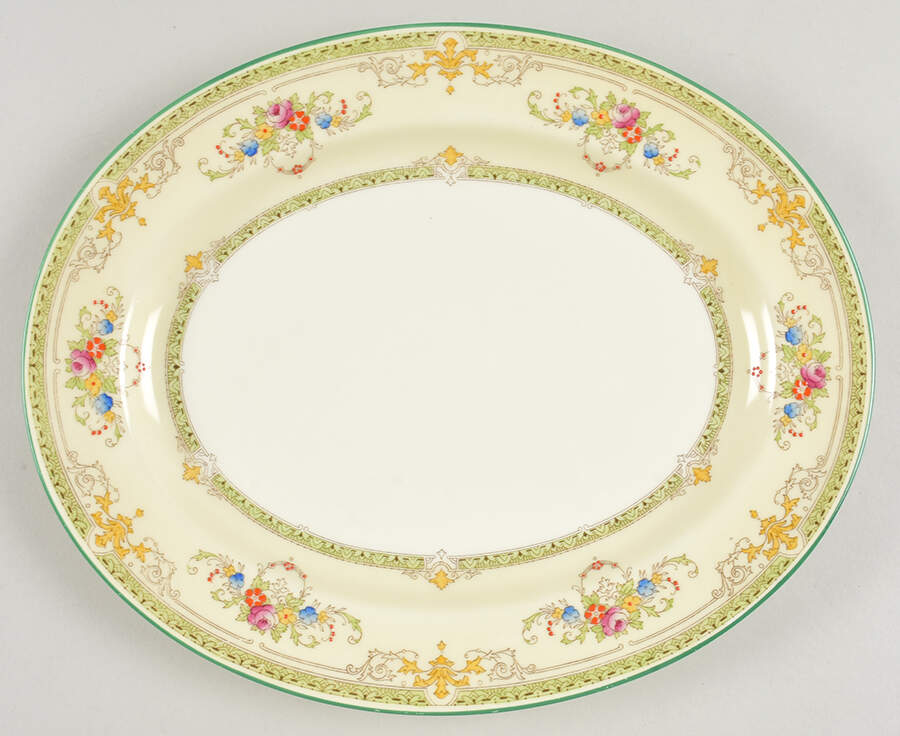 Chandos 12" Oval Serving Platter by Royal Doulton-1