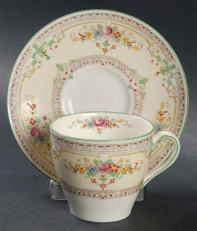 Chandos Flat Demitasse Cup & Saucer Set by Royal Doulton-1
