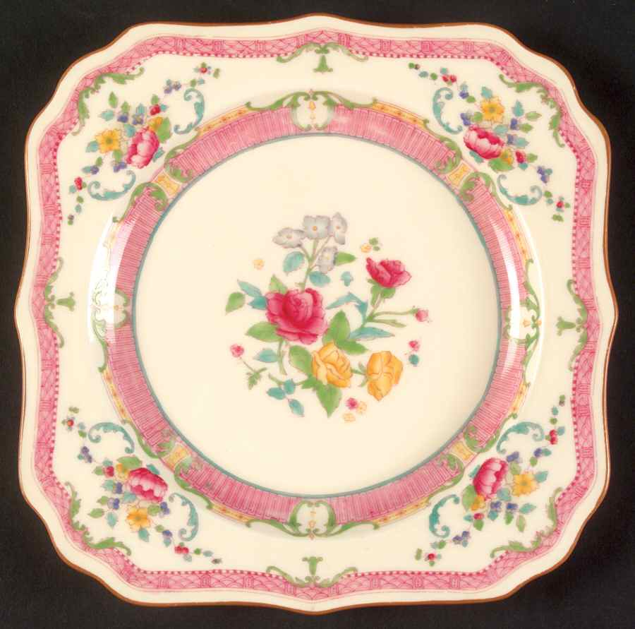The Charlotte Square Salad Plate by Royal Doulton-1