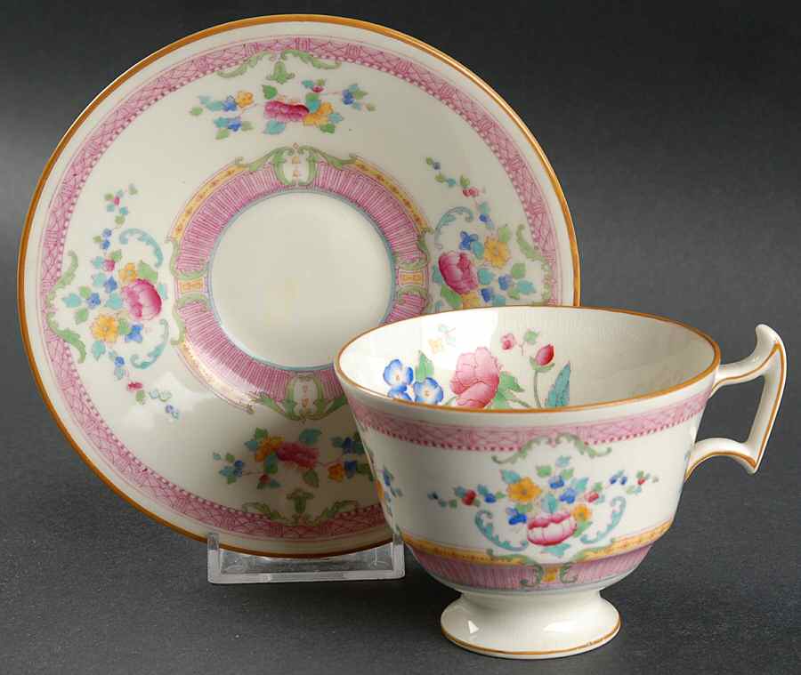The Charlotte Footed Cup & Saucer Set by Royal Doulton-1
